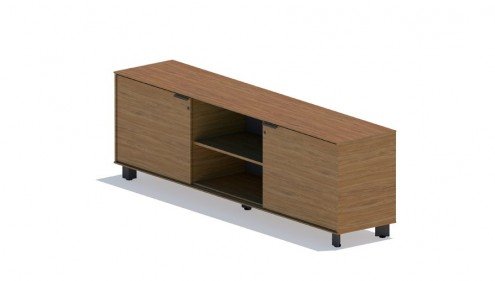 Armário diretor com portas de correr