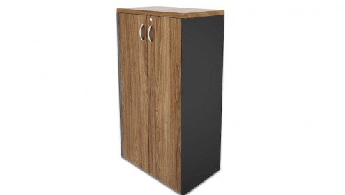 Armário alto com duas portas e tampo em tamburatto 40 mm