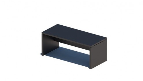 Mesa de trabalho tampo em tamburatto 40 mm