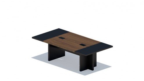 Mesa de reunião com tampo em tamburatto 40 mm